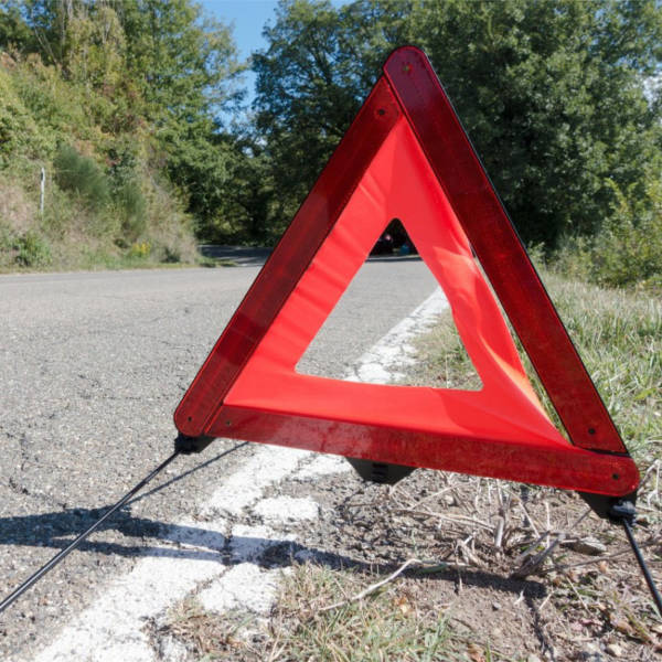 Unfallstelle absichern