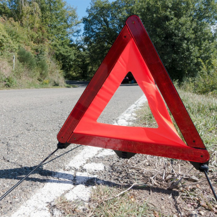 Unfallstelle absichern